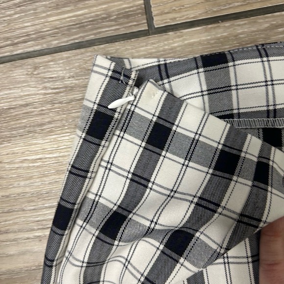 Princess Polly Womens Pants Size 6 Checkered Wide Leg High Rise - Picture 4 of 12